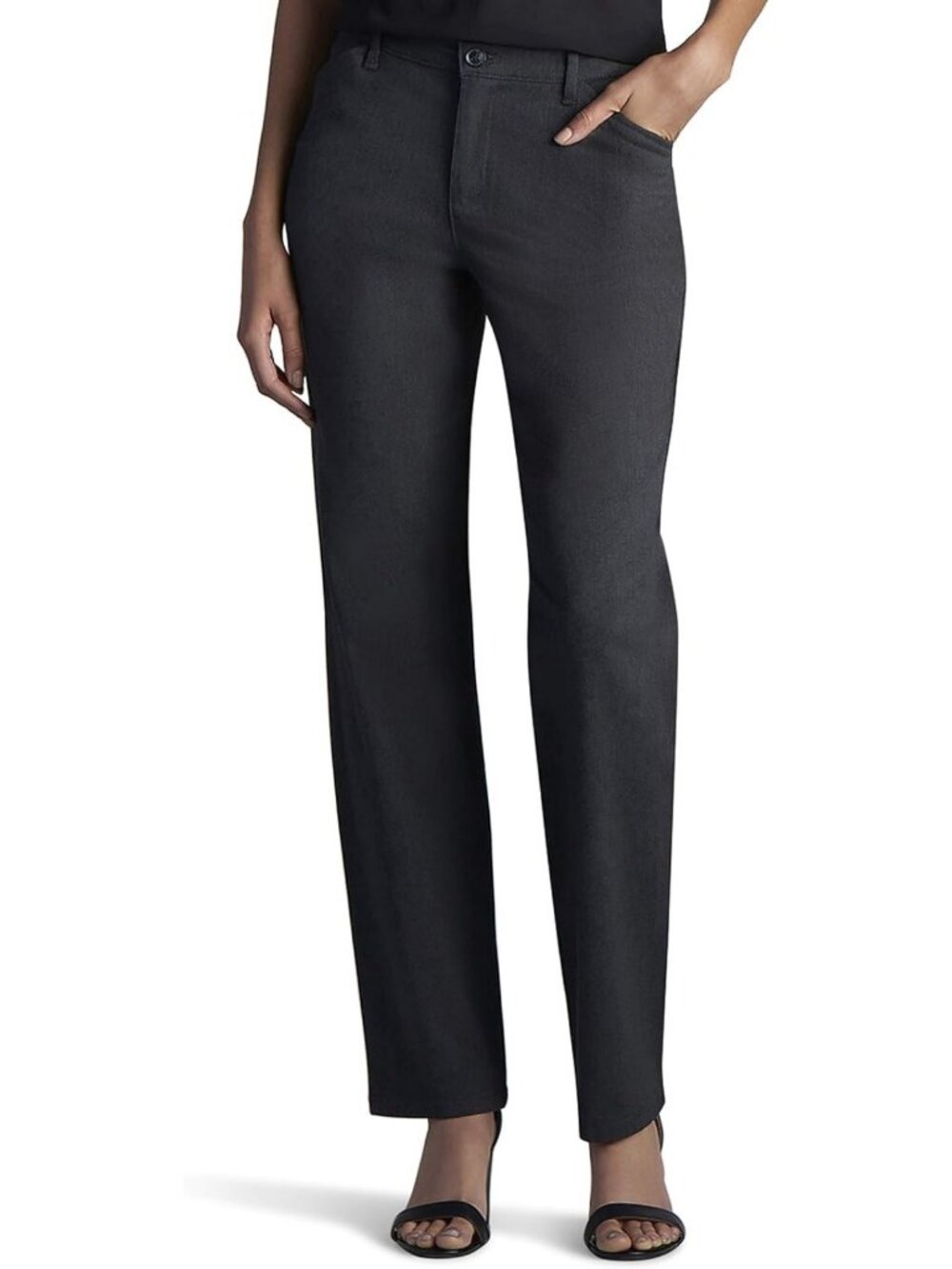 Women's Relaxed Fit Straight Leg Pants - Comfortable Everyday Style